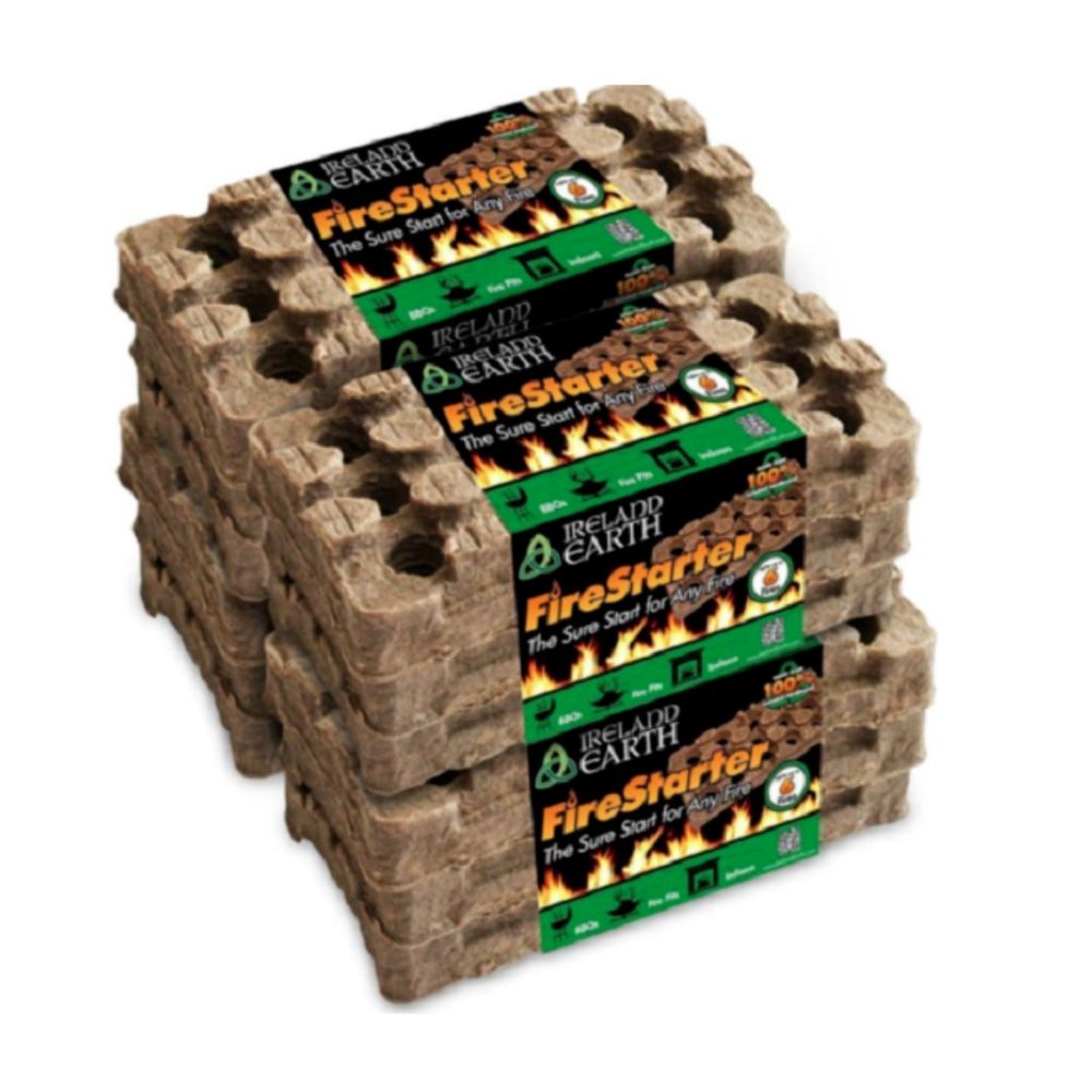 Qty 2 : Ireland Earth All Weather Fire Starters (12- use )
